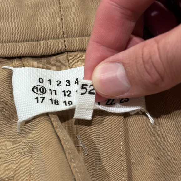 Maison Margiela Tan Chino Trouser w/ Cargo Pocket Pants - Picture 10 of 13